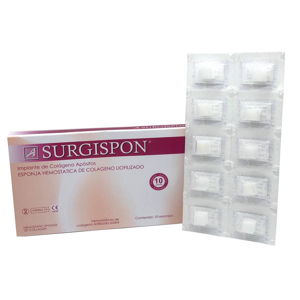 Gelita 10 Unidades Surgispon