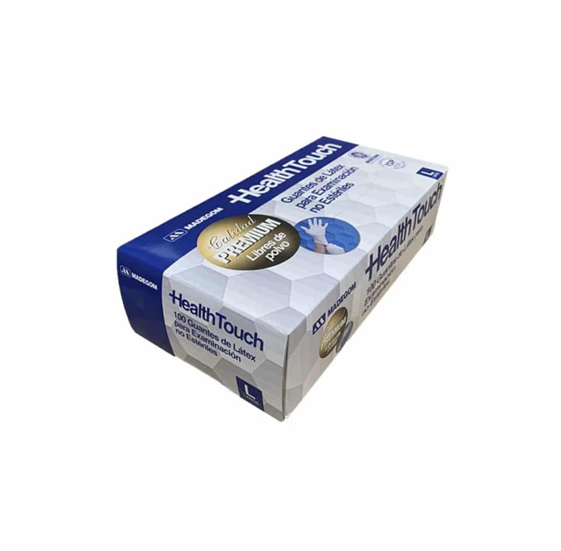 Guantes Latex Premium 100 Und. - Health Touch