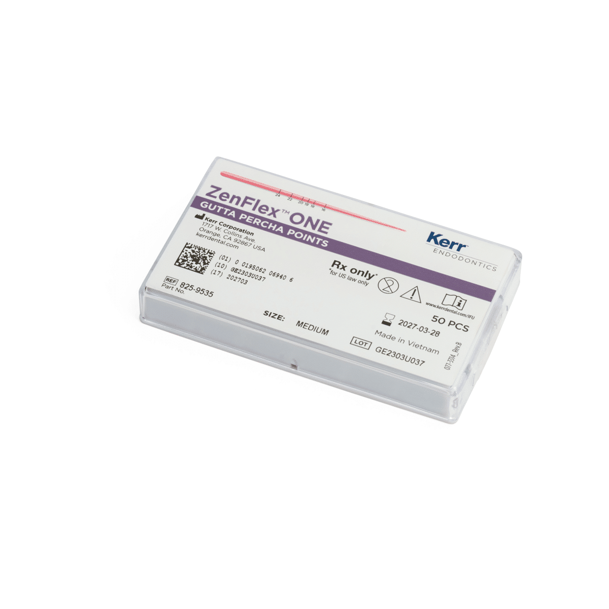 Cono Gutta Percha Point Zenflex One - Kerr