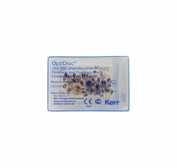 Disco Pulido Optidisc Grano Grueso 9.6mm 80 Und. 4197 -Kerr