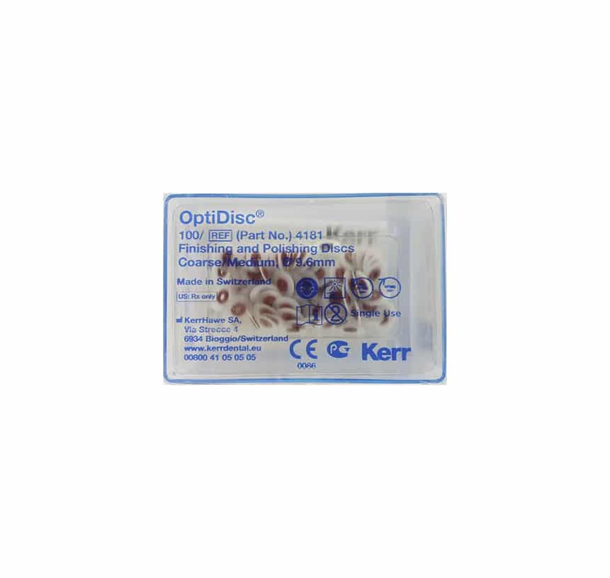 Disco Pulido Optidisc Grano Grueso 9.6mm 80 Und. 4197 -Kerr