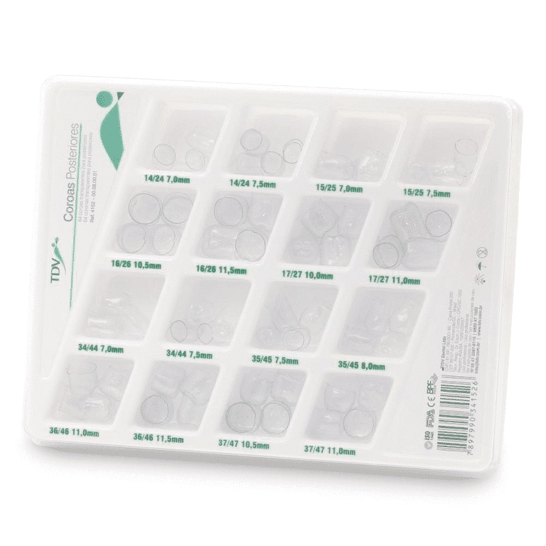 Set Corona Celuloide - 54 unidades (Variedades) TDV