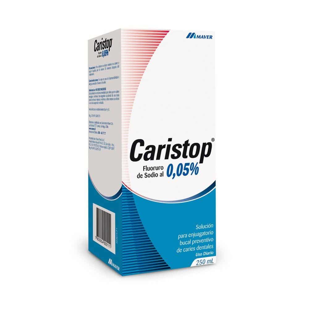 Enjuague Fluoruro De Sodio 0.05% 250 ml - Caristop