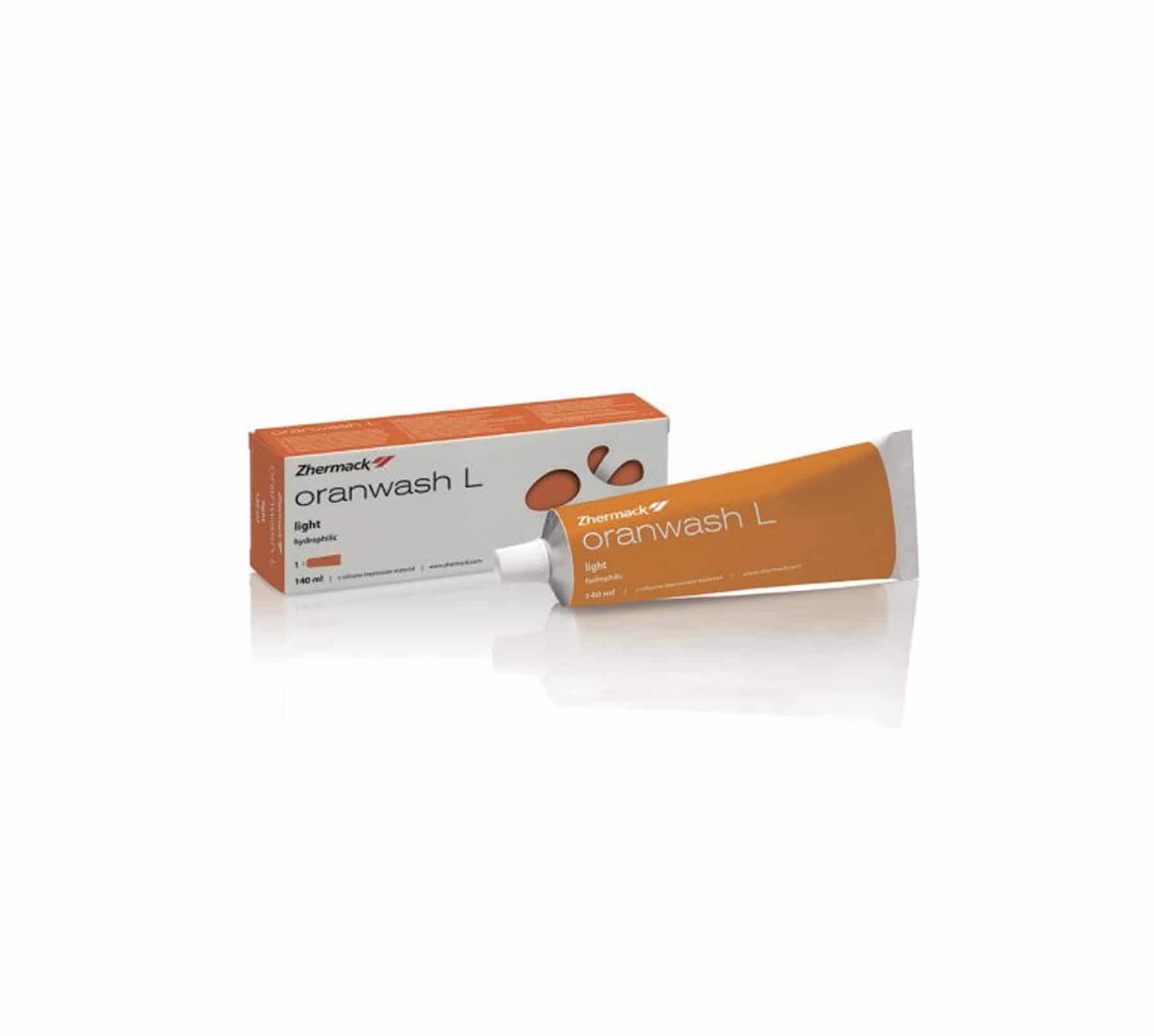 Silicona por Condensación Liviana Oranwash 140 ML - Zhermack