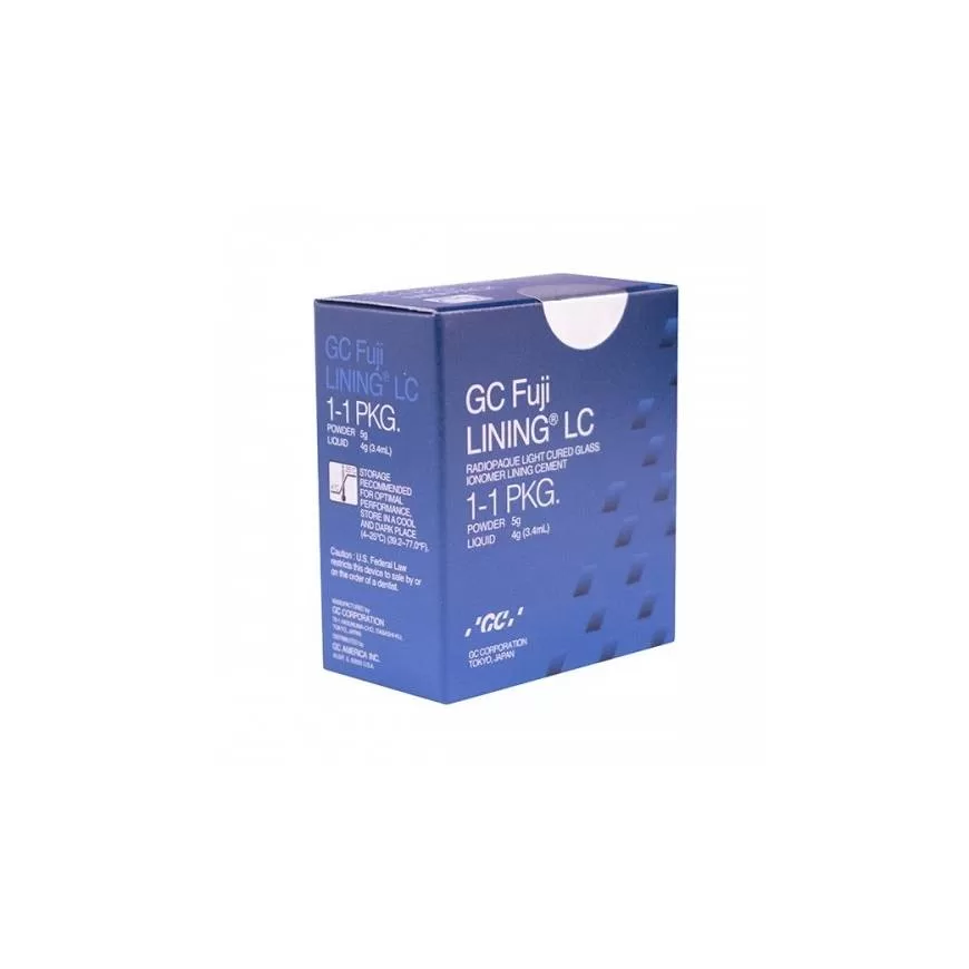 Cemento de Vidrio Ionómero Radiopaco Fotocurado MiniPack-2233-GC-Pvo 5g / Liq 4g