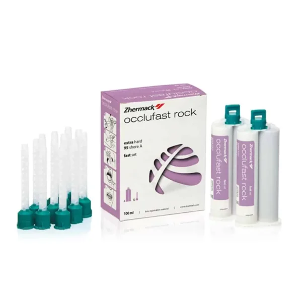 Registro de Mordida Occlufast Rock 2x 50 ml Zhermack - Dentsply Sirona Registro de Mordida Occlufast Rock 2x 50 ml Zhermack - Dentsply Sirona